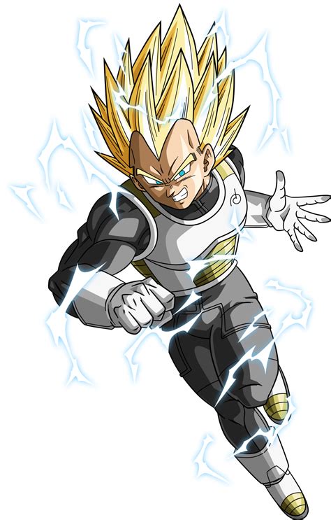 vegeta ssj2|why does ssj2 have lightning.